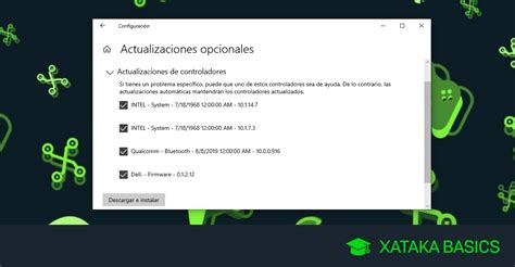actualizar drivers dell windows 10.
